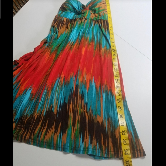 Multi Color Dress by Allison Brittney Size Medium - Picture 11 of 13